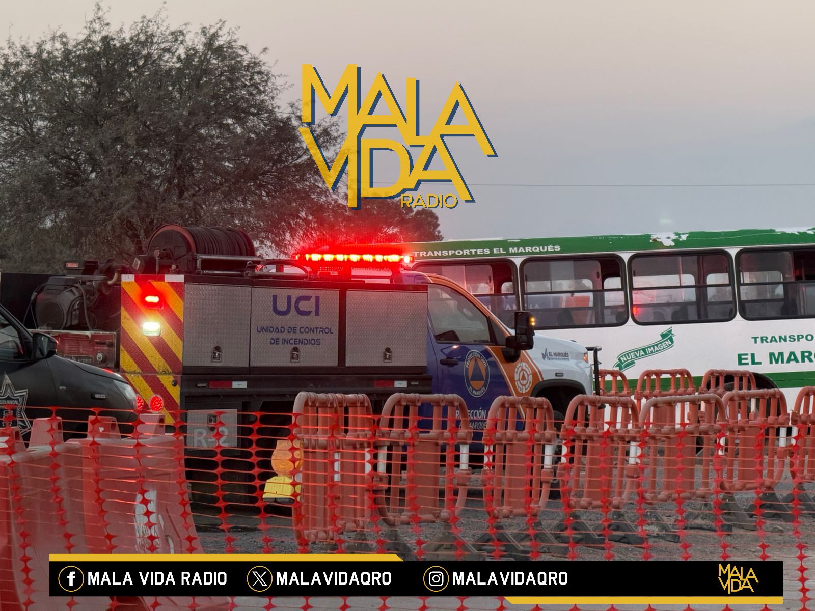 CAMIÓN DE TRANSPORTE PÚBLICO SUBURBANO ES EMBESTIDO POR EL TREN, OCURRIÓ EN EL MARQUÉS