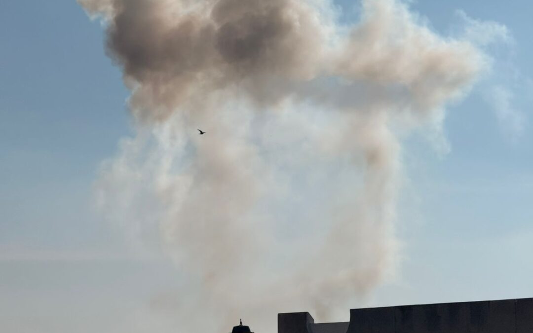 EXPLOSIÓN EN LAS INMEDIACIONES DEL LIBRAMIENTO NORPONIENTE ALERTA A VECINOS DE LA ZONA.