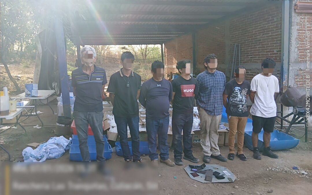 FUERZAS FEDERALES LOCALIZAN Y DESMANTELAN UN LABORATORIO Y UNA BODEGA UTILIZADOS PARA LA ELABORACIÓN DE DROGAS SINTÉTICAS.
