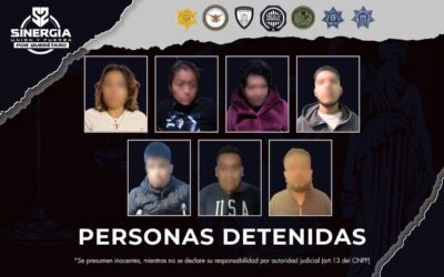 7 DETENIDOS TRAS CATEOS POR PARTE DE LA FGE EN QUERÉTARO, CORREGIDORA, EL MARQUÉS Y TEQUISQUIAPAN.