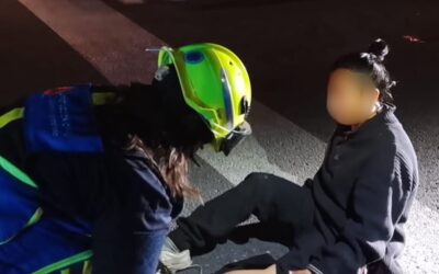 MUJER EN SITUACIÓN DE CALLE ES ATROPELLADA CUANDO INTENTA CRUZAR EL ANILLO VIAL FRAY JUNÍPERO SERRA.