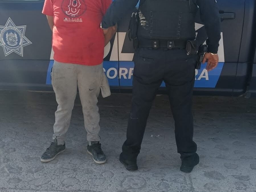 ES DETENIDO CON VARIAS DOSIS DE PRESUNTO “CRISTAL” EN CORREGIDORA.