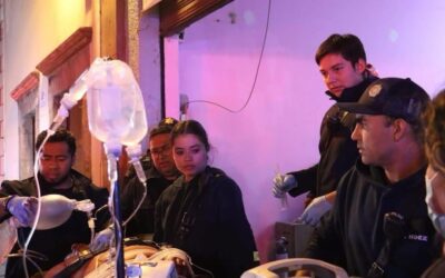 HOMBRE ES GRAVEMENTE LESIONADA CON UN ARMA PUNZOCORTANTE EN EL CENTRO HISTÓRICO.