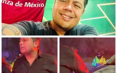 CAE EN EL ALCOHOLÍMETRO EL MORENISTA Y “PERRO DE LA SENADORA” SIMEY OLVERA, Y AMENAZA A POLICÍA DE PACHUCA, HIDALGO “CON COBRÁRSELA”.