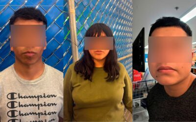 INTENTARON ROBAR MÁS DE 11 MIL PESOS DE MERCANCÍA DE UN CENTRO COMERCIAL, FUERON DETENIDOS.