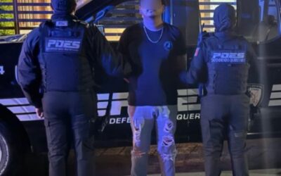 ELEMENTOS DE POES DETIENEN A UN HOMBRE CON TRES KILOS DE PRESUNTA MARIHUANA.