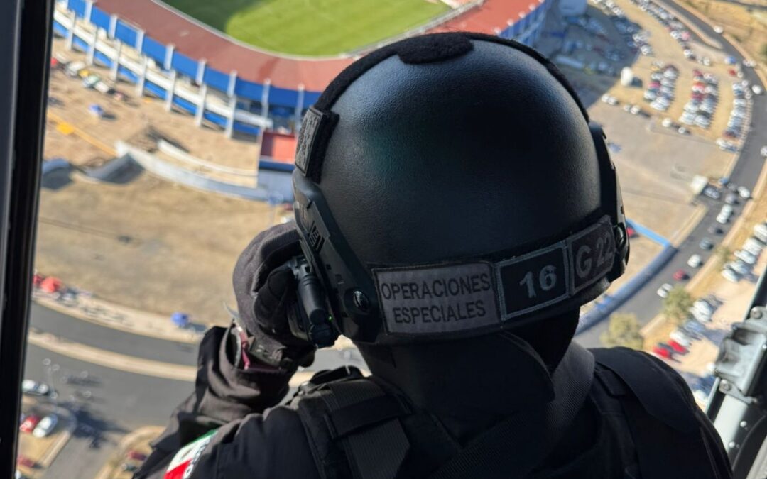 LISTO EL OPERATIVO DE SEGURIDAD PARA EL PARTIDO DE MÉXICO VS ISLANDIA.