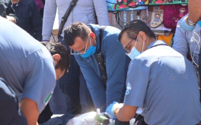 HOMBRE QUE SUFRIÓ UN PARO CARDIACO FUE REANIMADO GRACIAS AL TRABAJO DE LOS CUERPOS DE EMERGENCIA Y DE LA CIUDADANIA.