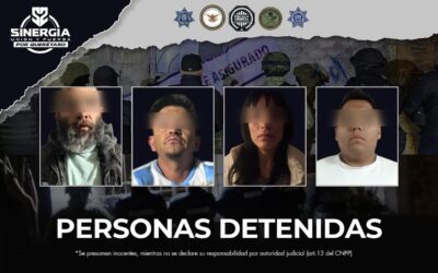 CUATRO PERSONAS FUERON DETENIDAS DURANTE DIVERSOS CATEOS EJECUTADOS POR LA FGE EN LOS MUNICIPIOS DE CORREGIDORA, EL MARQUÉS Y HUIMILPAN.