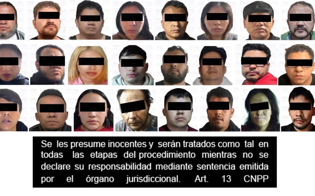 VINCULADOS A PROCESO Y EN PRISIÓN LOS 30 DETENIDOS DURANTE LOS CATEOS REALIZADOS EN QUERÉTARO.