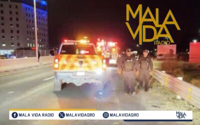 HOMBRE MUERE ATROPELLADO TRAS INTENTAR CRUZAR EL ANILLO VIAL FRAY JUNÍPERO SERRA.