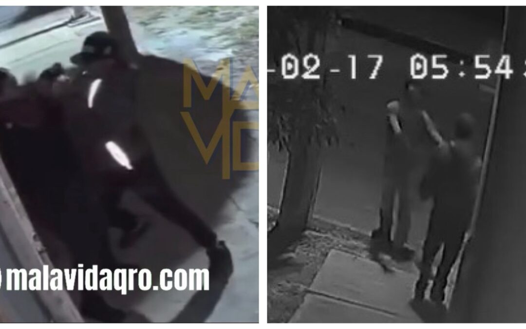 CAPTAN EN VIDEO VIOLENTOS ASALTOS OCURRIDOS DURANTE LAS PRIMERAS HORAS DE LA MAÑANA EN LA COLONIA VILLAS DE SANTIAGO.