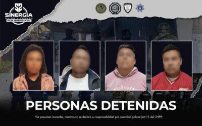 FGE CUMPLIMIENTO CUATRO ORDEN DE APREHENSIÓN DURANTE VARIOS CATEOS EN EL MUNICIPIO DE COLÓN.