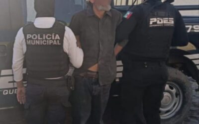 ES DETENIDO POR AMENAZAR A UN HOMBRE CON UN ARMA DE FUEGO EN SANTA ROSA JÁUREGUI.