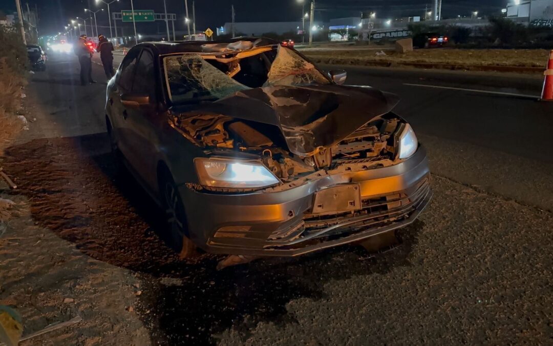 UNA PERSONA MURIÓ TRAS SER ATROPELLADA CUANDO INTENTÓ CROZAR EL LIBRAMIENTO NORPONIENTE.