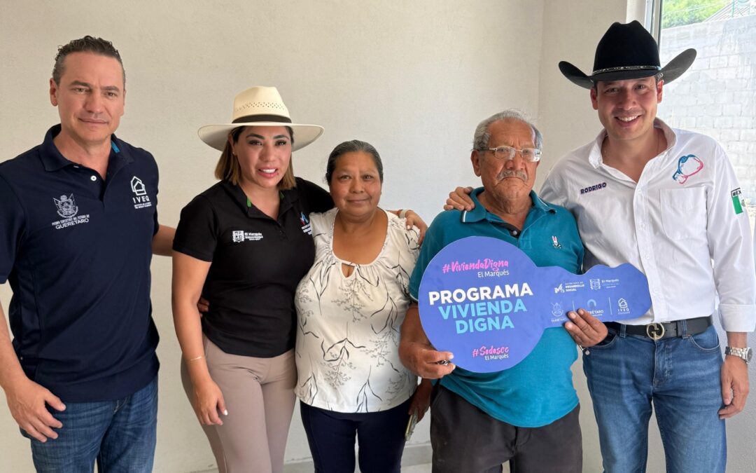 MUNICIPIO DE EL MARQUÉS E IVEQ REALIZAN LA ENTREGA DE OBRAS DE AMPLIACIÓN DE VIVIENDA.