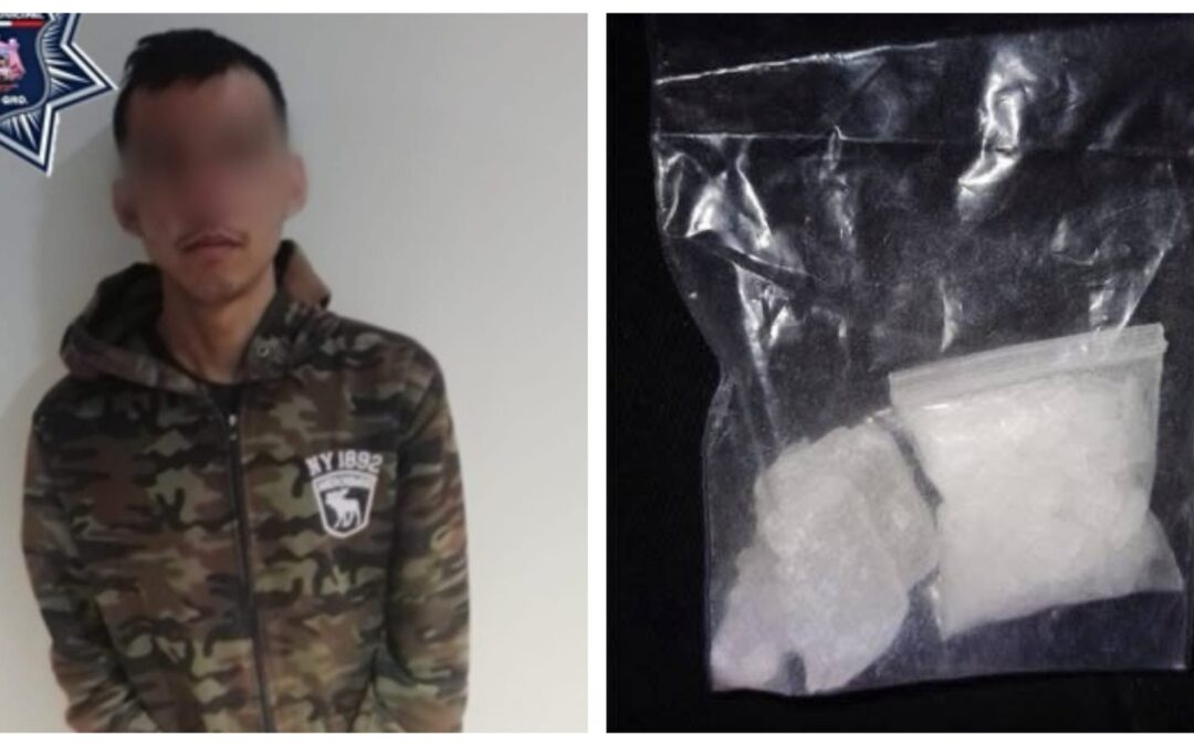 POLICÍAS DE COLÓN ASEGURARON A UN HOMBRE EN POSESIÓN DE SUSTANCIAS TÓXICAS.