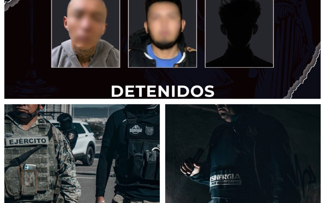 LA FGE REALIZA CATEOS EN PEDRO ESCOBEDO Y EL MARQUÉS, HAY TRES DETENIDOS ENTRE ELLOS UN MENOR.