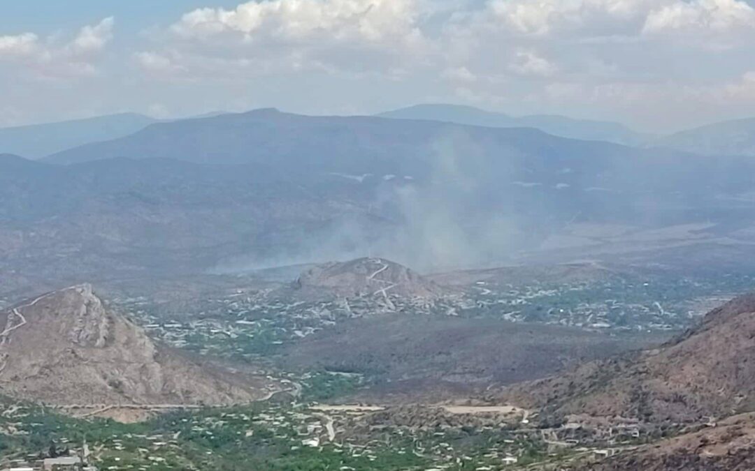 FUERTE INCENDIO FORESTAL PROVOCA LA EVACUACIÓN DE HABITANTES DE LAS COMUNIDADES DE HORNO DE CAL, CASAS VIEJAS Y EL CALVARIO EN EL MUNICIPIO DE TOLIMÁN.