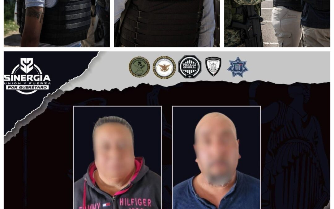 DOS PERSONAS FUERON DETENIDAS TRAS LA EJECUCIÓN DE CATEOS POR PARTE DE LA FGE EN EL MUNICIPIO DE EL MARQUÉS.