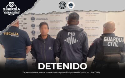 DETIENEN EN MICHOACÁN A UN HOMBRE BUSCADO POR LAS AUTORIDADES QUERETANAS.