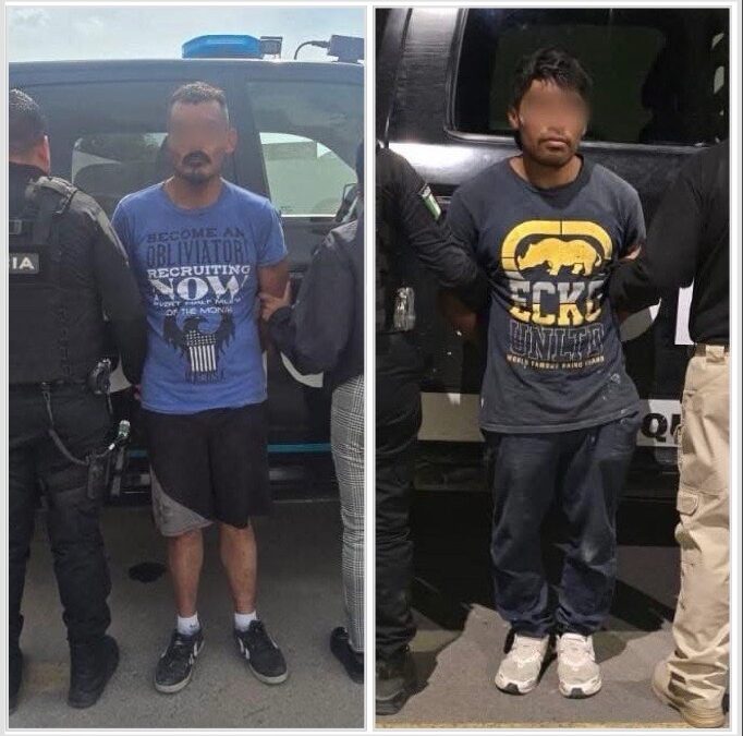 POLICÍAS DE EL MARQUÉS DETUVIERON A DOS SUJETOS QUE CONTABAN CON ÓRDENES DE APRENSIÓN VIGENTE.