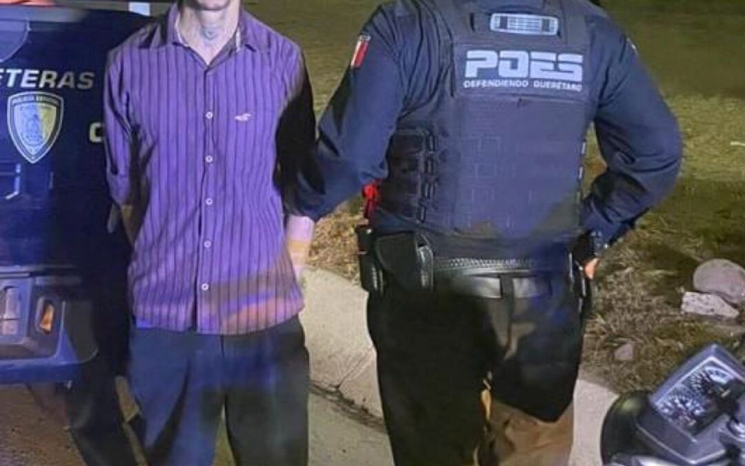 DETIENEN A UN HOMBRE QUE CONTABA CON UNA ORDEN DE APRENSIÓN VIGENTE.