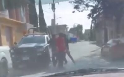 SUJETOS AGRADEN FÍSICAMENTE A UN ELEMENTO DE POLICÍA DE CADEREYTA DE MONTES.