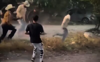 CAPTAN EN VIDEO UNA FUERTE RIÑA DURANTE UNA CARRERA DE CABALLOS EN EL MUNICIPIO DE EL MARQUÉS.