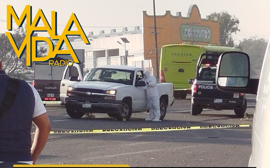 PERSECUCIÓN POLICÍA Y BALACERA DEJA COMO RESULTADO UN PRESUNTO DELINCUENTE ABATIDO.