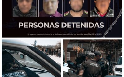 CUATRO PERSONAS DETENIDAS DURANTE DILIGENCIAS DE CATEO REALIZADAS POR LA FGE EN LA CAPITAL DEL ESTADO.