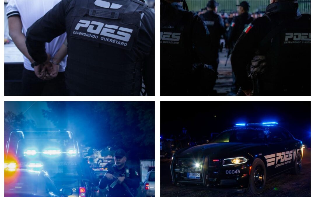 DURANTE EL MES DE MARZO LA POES REALIZÓ 575 OPERATIVOS DE SEGURIDAD EN TODA LA ENTIDAD.