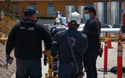 HOMBRE SOBRE UN DERRAME CEREBRAL Y ES TRASLADADO DE MANERA URGENTE POR PARAMÉDICOS DE PC DE EL MARQUÉS.
