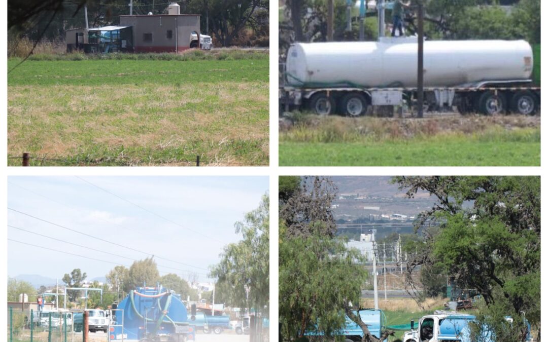 CIUDADANOS DENUNCIAN LA PRESUNTA EXTRACCIÓN DE AGUA DE MANERA ILEGAL EN LA DELEGACIÓN SANTA ROSA JÁUREGUI.