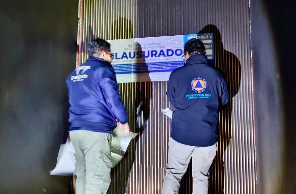 CLAUSURAN ANTRO UBICADO EN EL BULEVAR BERNARDO QUINTANA.