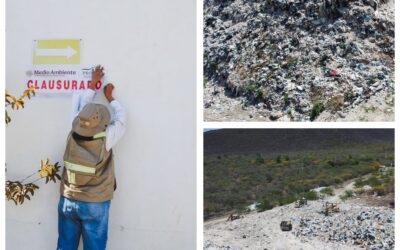 AUTORIDADES FEDERALES CLAUSURAN TEMPORALMENTE EL RELLENO SANITARIO DE ARROYO SECO.