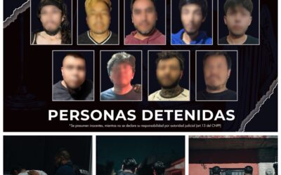 NUEVE PERSONAS DETENIDAS DURANTE DIVERSOS CATEOS REALIZADOS POR FGJ EN QUERÉTARO, SAN JUAN DEL RÍO Y PINAL DE AMOLES.