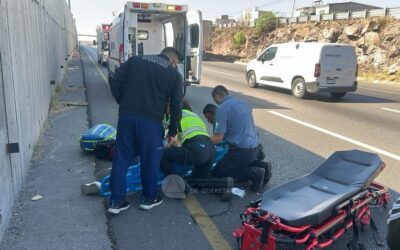 CONDUCTOR ES TRASLADADO AL HOSPITAL EN CALIDAD DE GRAVE LUEGO DE PROTAGONIZAR UN ACCIDENTE VEHICULAR SOBRE PASEO DE LA REPÚBLICA.