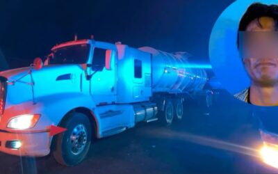 ES DETENIDO TRAS ROBAR DOS TANQUES CISTERNA CARGADOS CON HIDROCARBURO EN GUANAJUATO.