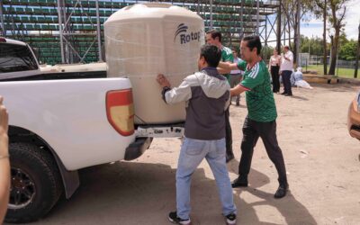CHEPE GUERRERO BENEFICIA 690 FAMILIAS DE CORREGIDORA CON LA ENTREGA DE TINACOS.