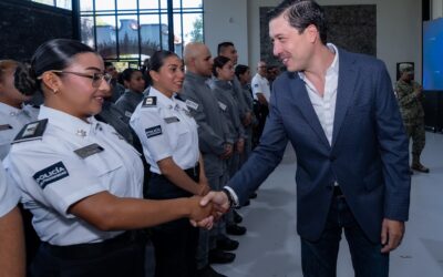 RODRIGO MONSALVO TOMA PROTESTA A 38 NUEVOS ELEMENTOS DE SEGURIDAD PÚBLICA DE EL MARQUÉS.