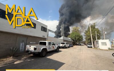 FUERTE INCENDIO EN UN BASURERO EN EL MUNICIPIO DE CORREGIDORA MOVILIZÓ A UN IMPORTANTE CANTIDAD DE CUERPOS DE EMERGENCIA.