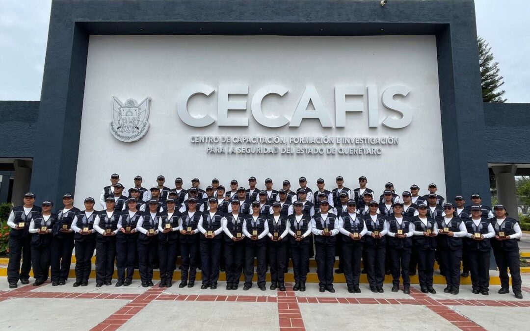 CONCLUYEN SU FORMACIÓN 58 CADETES QUE SE INTEGRARÁN A DISTINTAS CORPORACIONES POLICIALES.