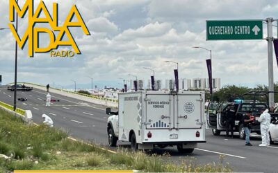 MUERE MOTOCICLISTA TRAS CAER DE SU VEHÍCULO CUANDO CIRCULABA POR EL ANILLO VIAL FRAY JUNÍPERO SERRA.
