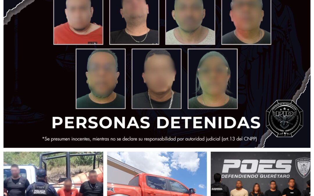 OPERATIVO DE SEGURIDAD INTERINSTITUCIONAL PERMITE LIBERAR A UNA PERSONA SECUESTRADA Y EL ASEGURAMIENTO DE 7 SUJETOS.