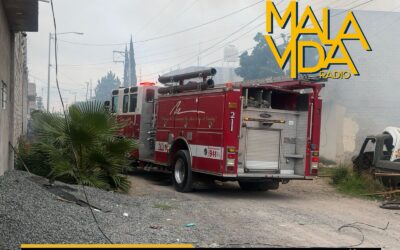 FUERTE INCENDIO EN VIVIENDA IMPROVISADA DEJA SIN LUZ A VARIAS COLONIAS DE LA ZONA NORPONIENTE DE LA CAPITAL QUERETANA.