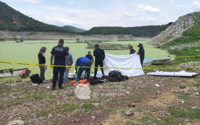 LOCALIZAN EL CUERPO DE LA CUARTA VÍCTIMA DEL ACCIDENTE ACUÁTICO EN ZIMAPÁN.