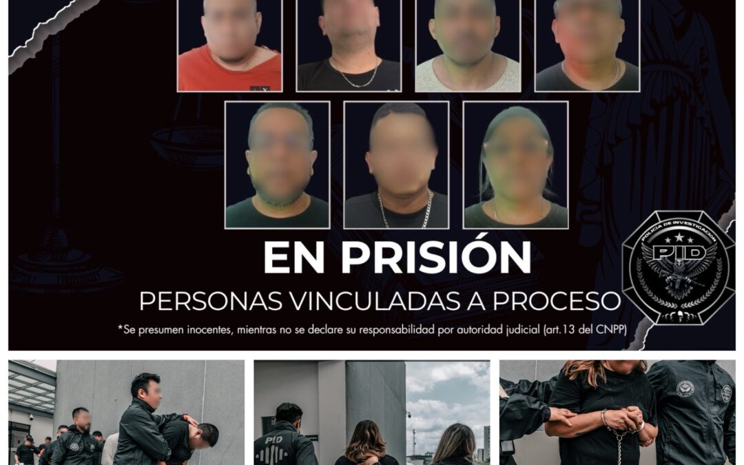 EN PRISIÓN 7 PERSONAS POR LOS DELITOS DE SECUESTRO Y ROBO A UNA EMPRESA EN COLÓN.