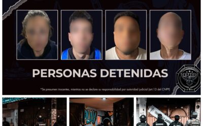 CUATRO PERSONAS DETENIDAS TRAS LA EJECUCIÓN DE CATEOS POR PARTE DE LA FGE EN LOS MUNICIPIOS DE QUERÉTARO Y CORREGIDORA.