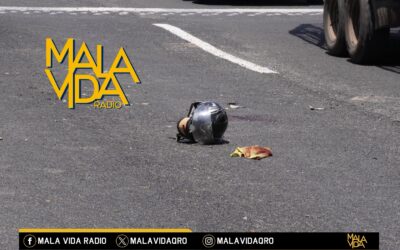 FALLECE MOTOCICLISTA TRAS ACCIDENTE EN LA CARRETERA LIBRE A CELAYA.